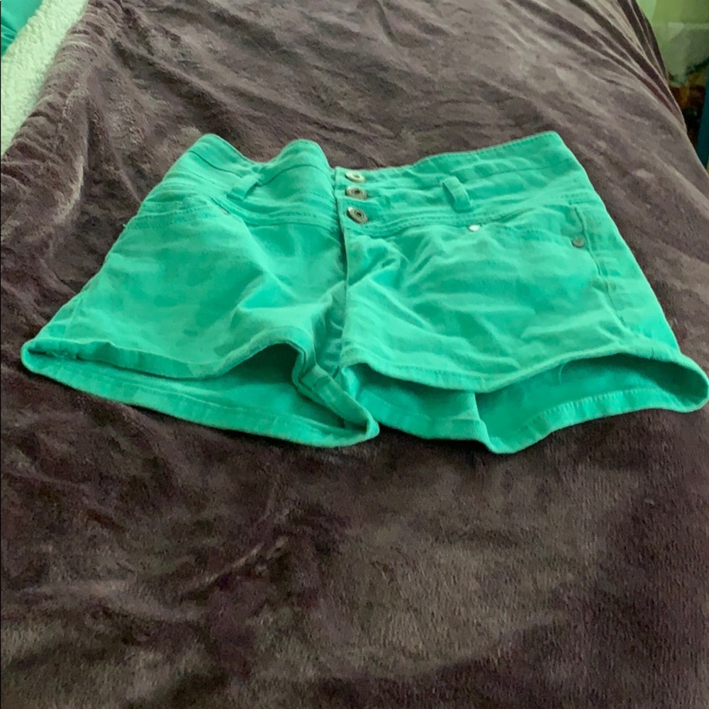 High rise shorts